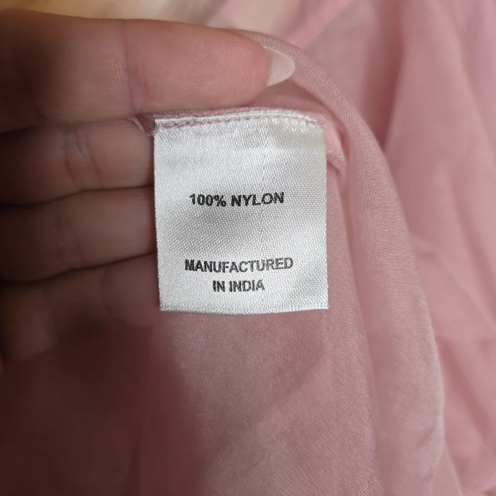 NWT FP Brenda Knight/ Nigel Preston‎ Pale Pink Provence Organza Nylon Top Small
